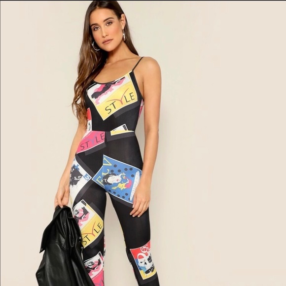 Printed Cami Jumpsuit - Picture 1 of 1